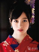  日本千年美女和服写真 15岁桥本环奈清纯动人 