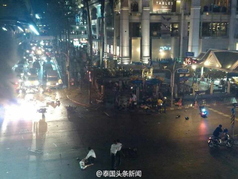 泰国曼谷市中心爆炸现场(2)