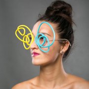  造型奇葩的3D打印眼镜框 