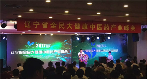 双迪总裁刘洪出席辽宁省大健康中医药产业峰会并讲话