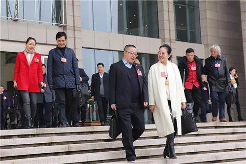 胡国安委员出席湖南省政协十二届二次会议，政协提案引与会委员广泛认同及媒体聚焦报道