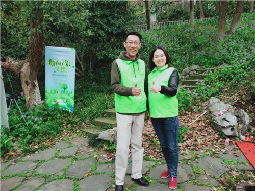 安然杭州分公司公益植树活动靓丽开启